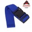 Cinghia bagagli cintura fascia per chiusura valigia viaggio blu regolabile